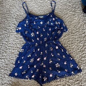 Arizona Jean Company Navy Floral teen/adult One Piece